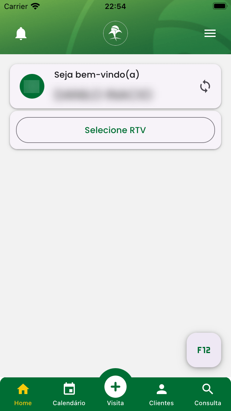 Tela inicial do TerraApp